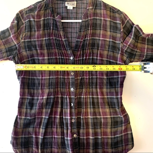 Converse one star long sleeve plaid shirt size medium - Picture 8 of 8